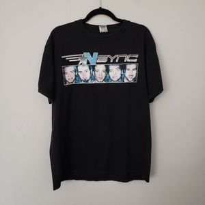 Nsync 2002 Celebrity Tour Concert T Shirt Unisex